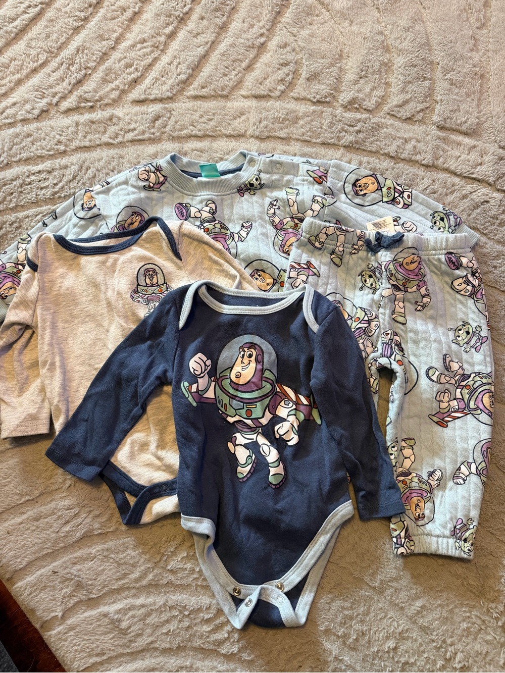 12 month Disney Buzz Lightyear Long-Sleeve 4 piece Set with pants